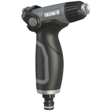 TECHNO Pistolet jet droit métal bi matiere techno régulateur