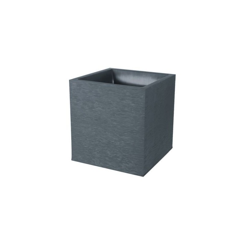 Eda Pot carré Graphit gris anthracite