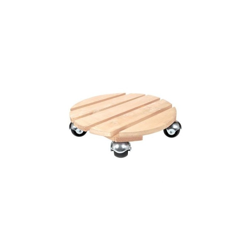 LOUIS MOULIN Roule plante rond bois brut basics 37.5cm