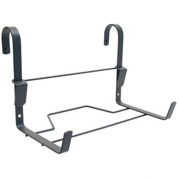 LOUIS MOULIN Support jardinière crochet fer plat 35x18cm anthracite