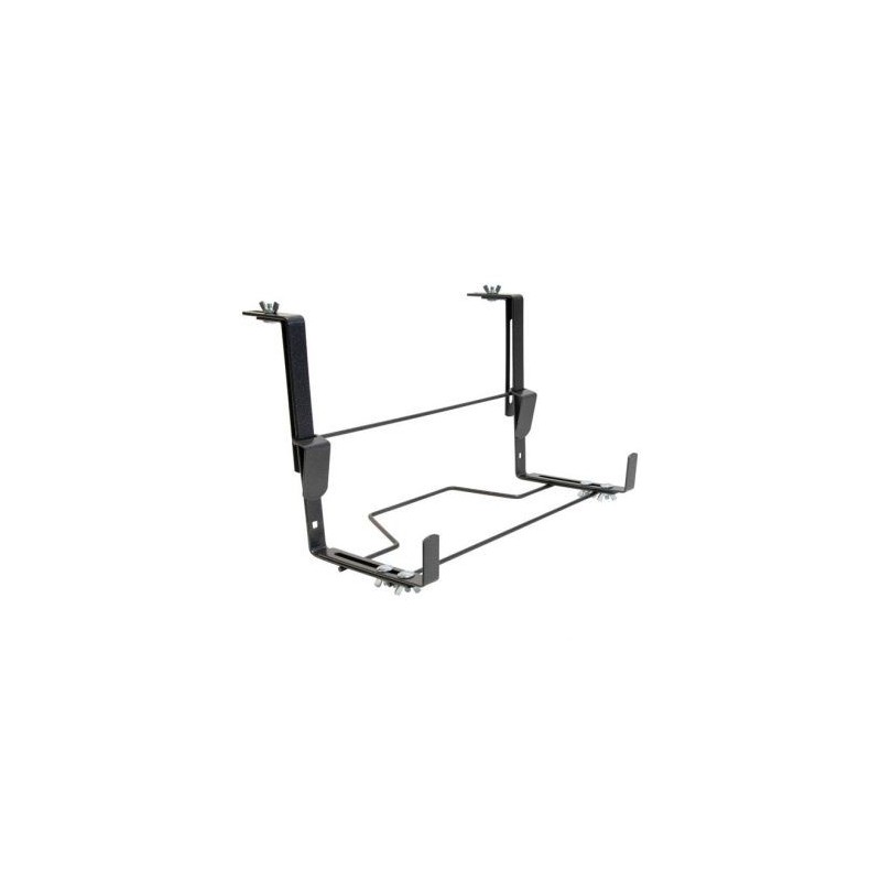 LOUIS MOULIN Sup.jardinière ergonomi.fer plat 35x16 à 26cm gris martelé