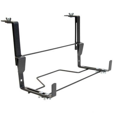 LOUIS MOULIN Sup.jardinière ergonomi.fer plat 35x16 à 26cm gris martelé