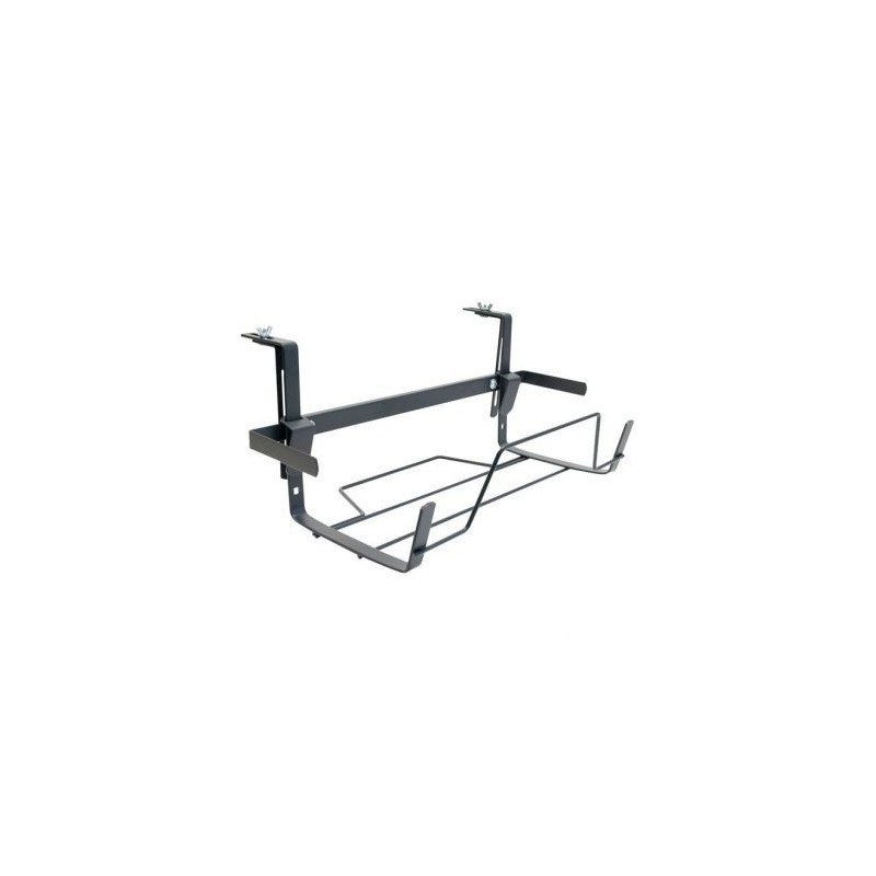 LOUIS MOULIN Support jardinière extensible fer plat 44 à 65x18cm anthra