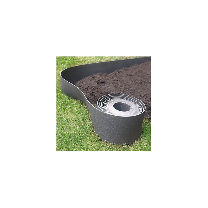 NORTENE Bordure flexible en PE 100% recyclé Etik bordura gris