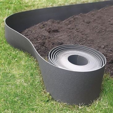 NORTENE Bordure flexible en PE 100% recyclé Etik bordura gris