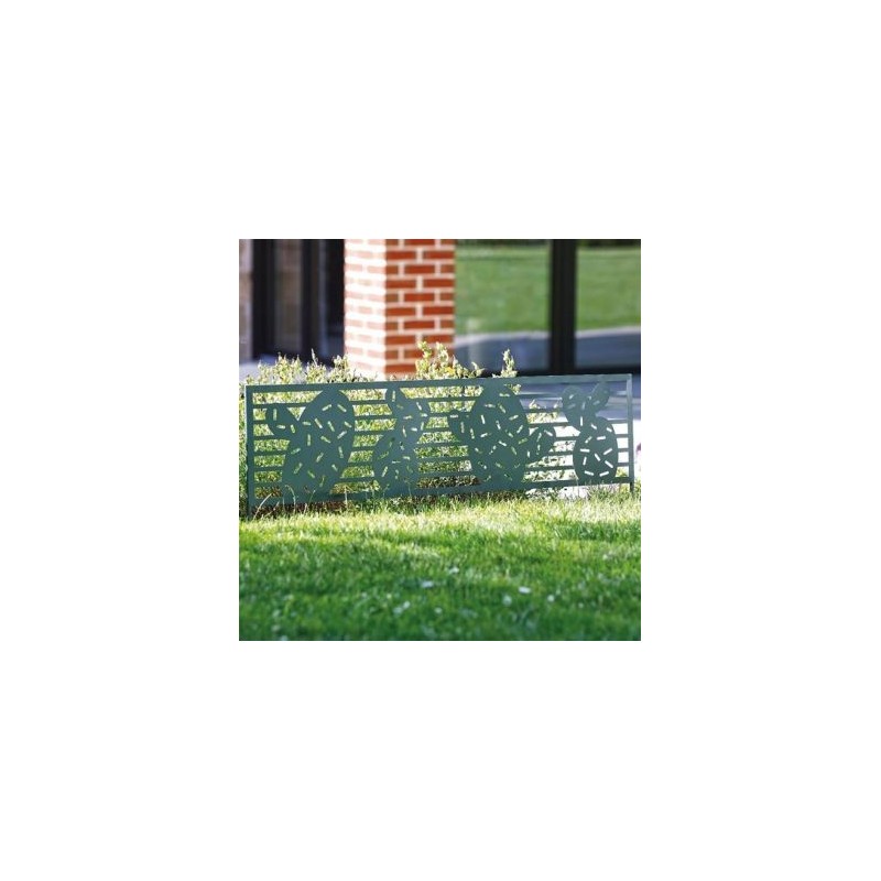 NORTENE Bordure métal à planter Cactus Border 0.40x1m bleu vert