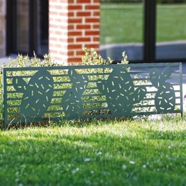 NORTENE Bordure métal à planter Cactus Border 0.40x1m bleu vert