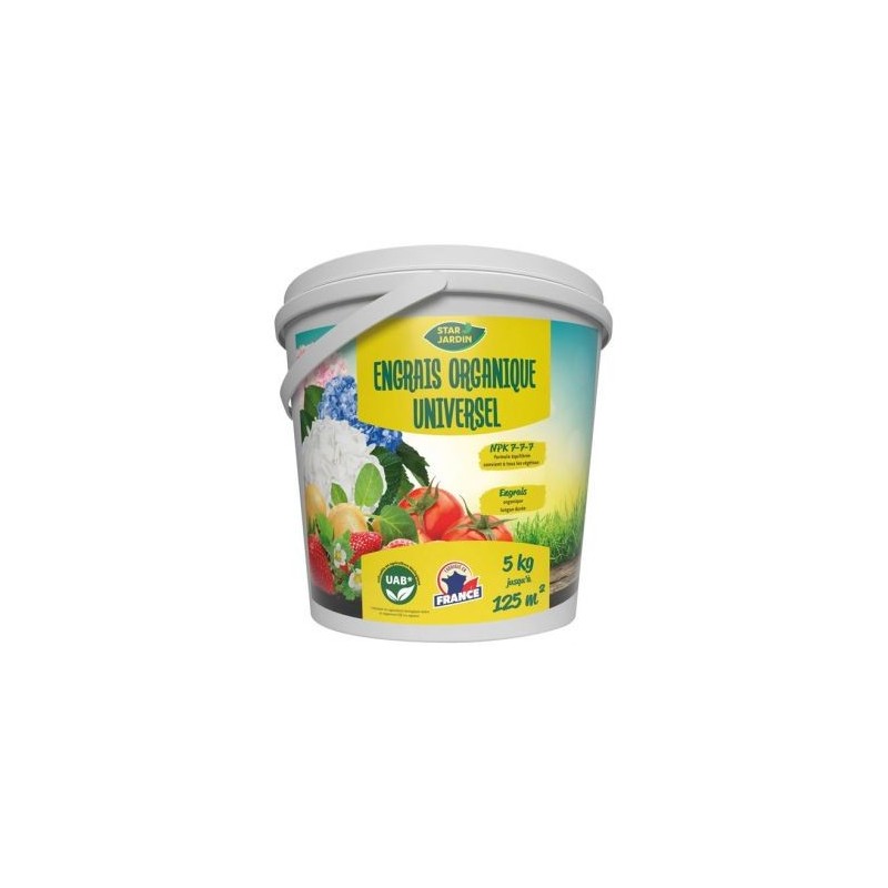 Star Jardin Engrais complet universel uab 777 en seau de 5 kg /nc