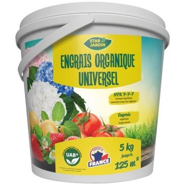 Star Jardin Engrais complet universel uab 777 en seau de 5 kg /nc