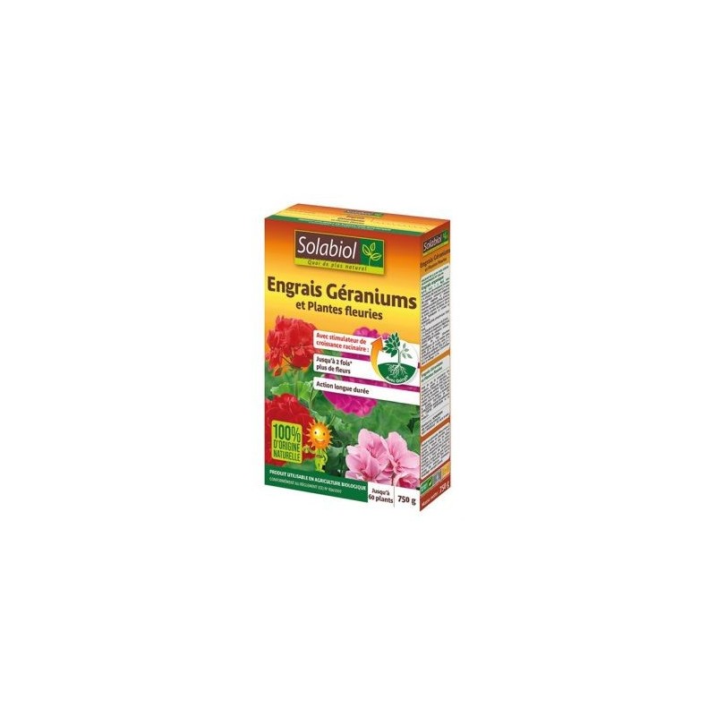 Solabiol Engrais géraniums 750g /nc