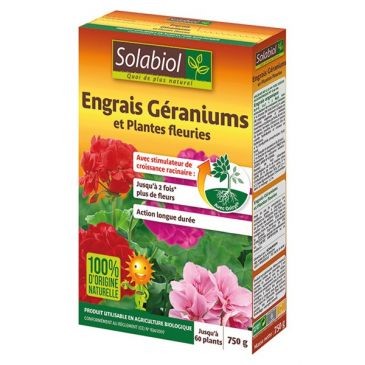 Solabiol Engrais géraniums 750g /nc