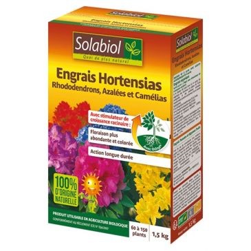 Solabiol Engrais hortensias rhododendrons 1.5kg /nc