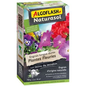 Algoflash Naturasol Engrais longue durée plantes fleuries 750g /nc