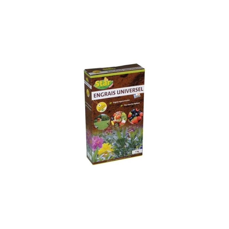 Star Jardin Engrais universel organominéral 1kg /nc
