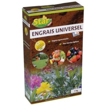 Star Jardin Engrais universel organominéral 1kg /nc