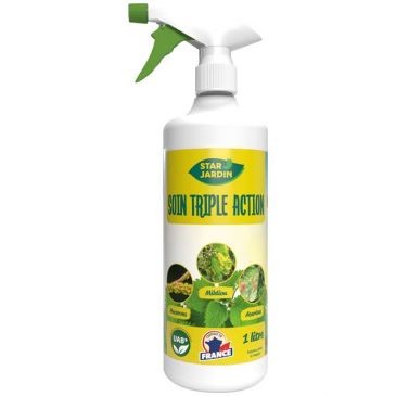Star Jardin Soin triple actions insectes acariens maladies pae 1l