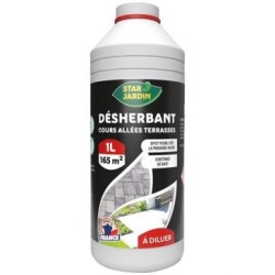 Désherbant cours allées terrasses 1l /nc