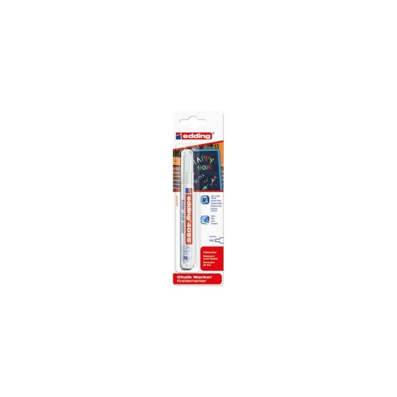 EDDING Marqueur craie liquide blanc