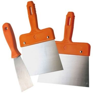 Fischer Darex Set de 3 couteaux inox à enduire et à gratter