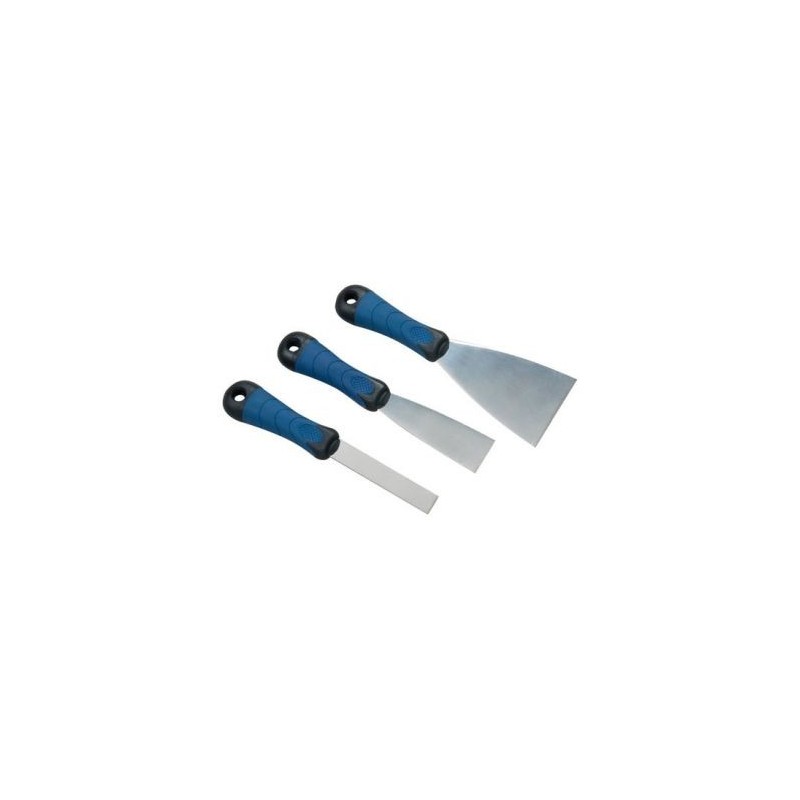 Savy Couteau manche bimatière lot de 3 acier 2cm 4cm et 8cm