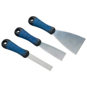 Savy Couteau manche bimatière lot de 3 acier 2cm 4cm et 8cm