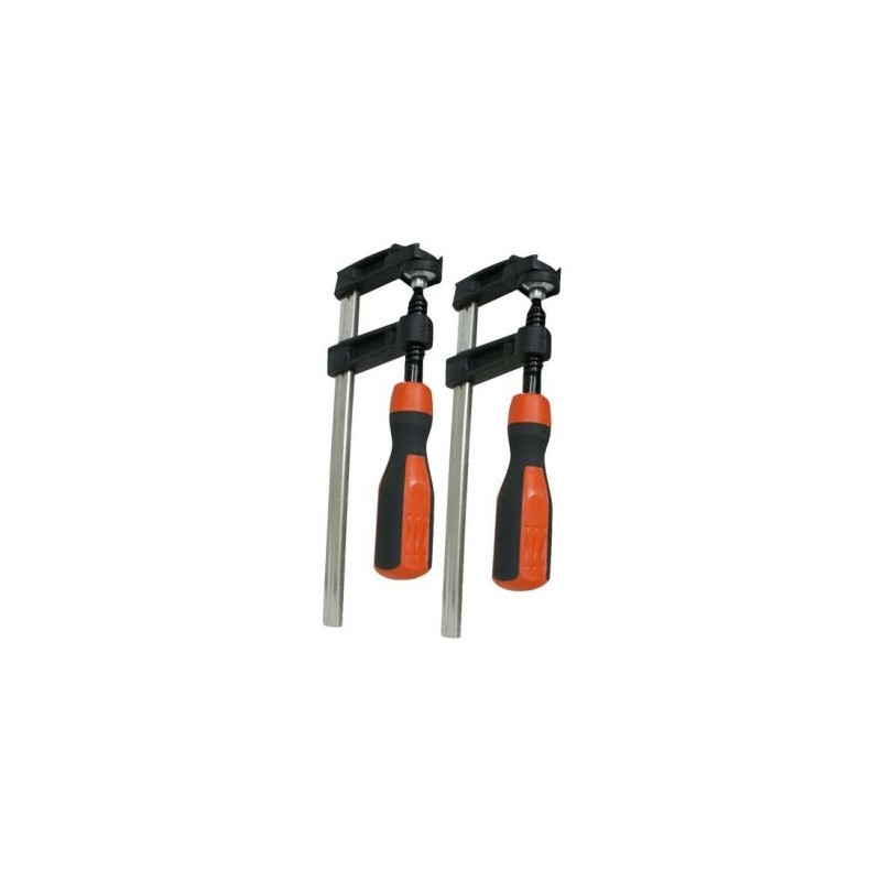Fischer Darex Serre joint 150mm poignée bimatière lot de 2