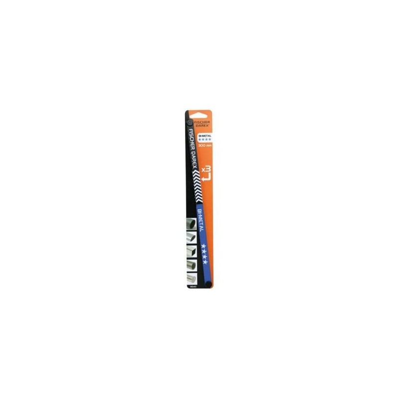 Fischer Darex Lame scie métaux x3 bi métal blister