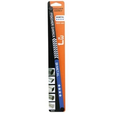 Fischer Darex Lame scie métaux x3 bi métal blister