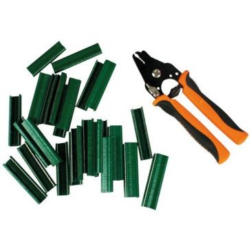 Fischer Darex Agrafeuse à grillage 16-20mm 1500 agrafes vertes 16mm