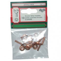 Vynex Rivet t.f. cuivre 3x15 x10 - Image 3