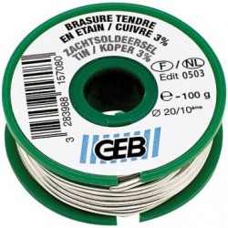 GEB Bobine étain cuivre 3% bobine 100g - Image 3