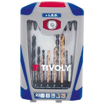 Tivoly Mallette T23 mixte 23p +lampe Led