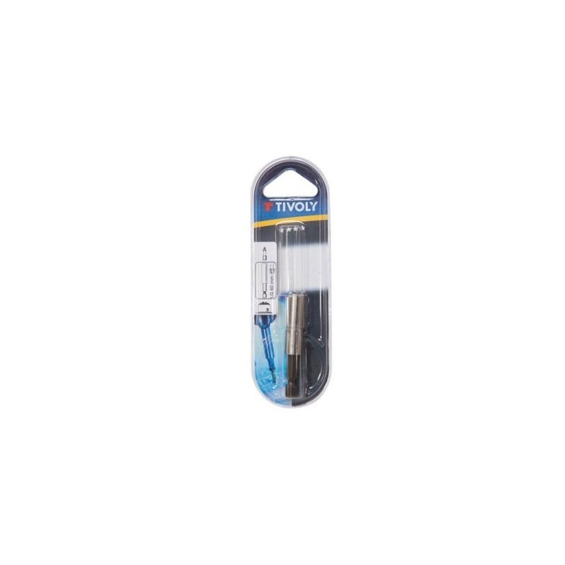 Tivoly Porte embout magnétique lg.60mm blister