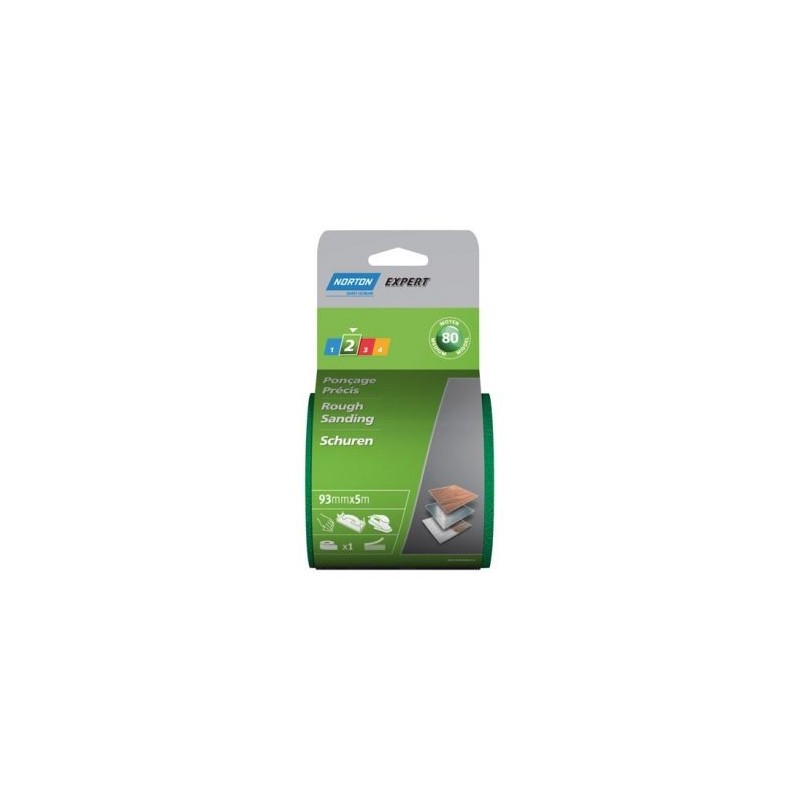 Norton Rouleau norgrip 93x5m g. 80 expert