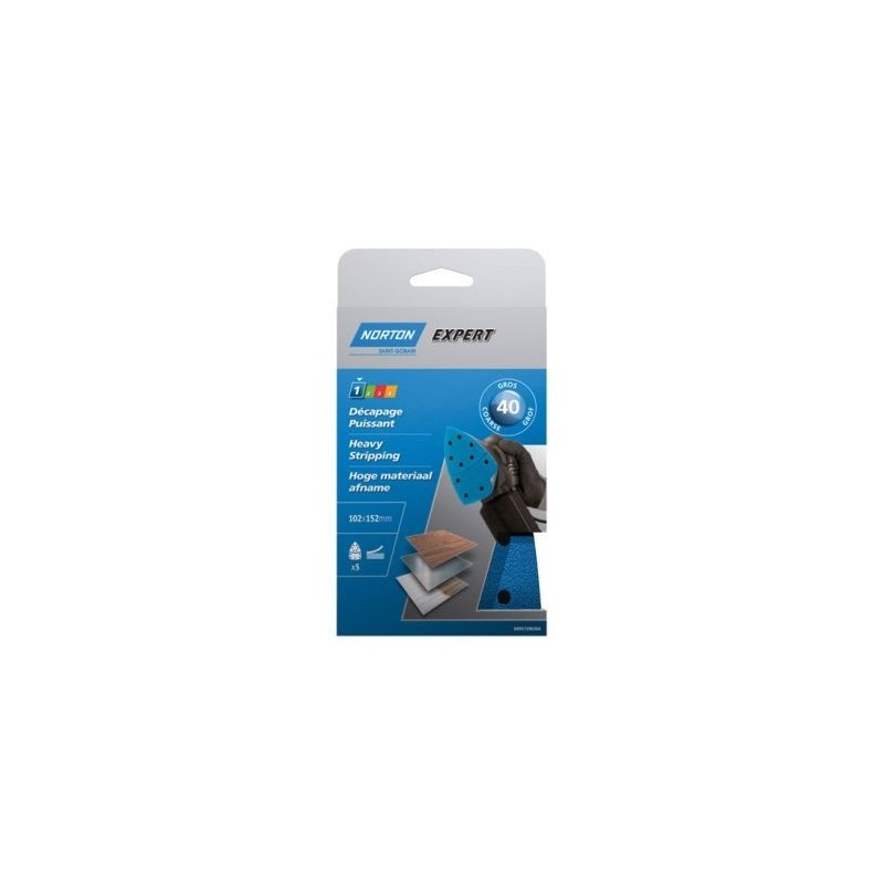 Norton Patins multiponceuse 102x152 grain 40 expert