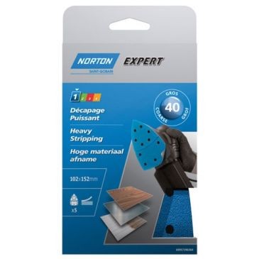 Norton Patins multiponceuse 102x152 grain 40 expert