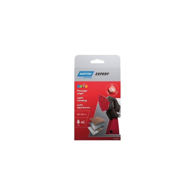 Norton Patins multiponceuse 102x152 grain 120 expert