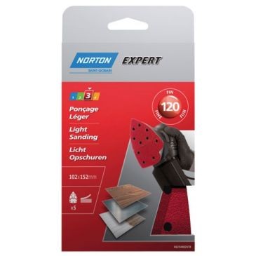 Norton Patins multiponceuse 102x152 grain 120 expert