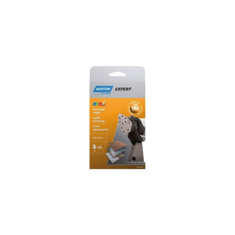 Norton Patins multiponceuse 102x152 grain 180 expert