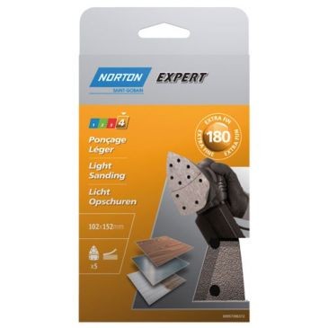 Norton Patins multiponceuse 102x152 grain 180 expert