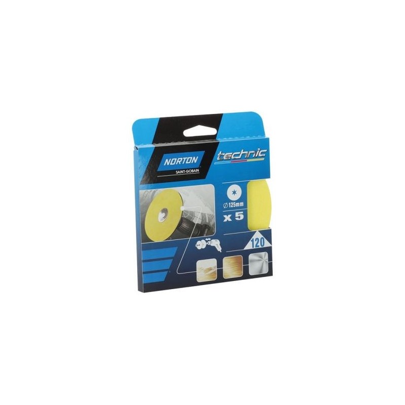 Norton Disque OBLONG 125x12 grain 120
