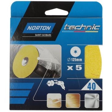 Norton Disque OBLONG 125x12 grain 40