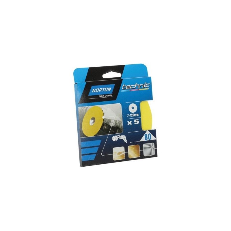 Norton Disque OBLONG 125x12 grain 80