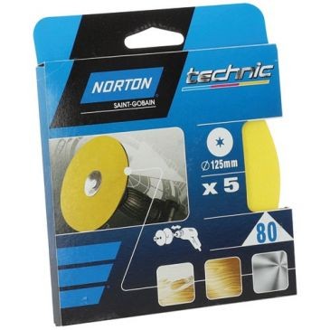 Norton Disque OBLONG 125x12 grain 80
