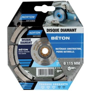 Norton Disque diamant 115 travaux courants construction