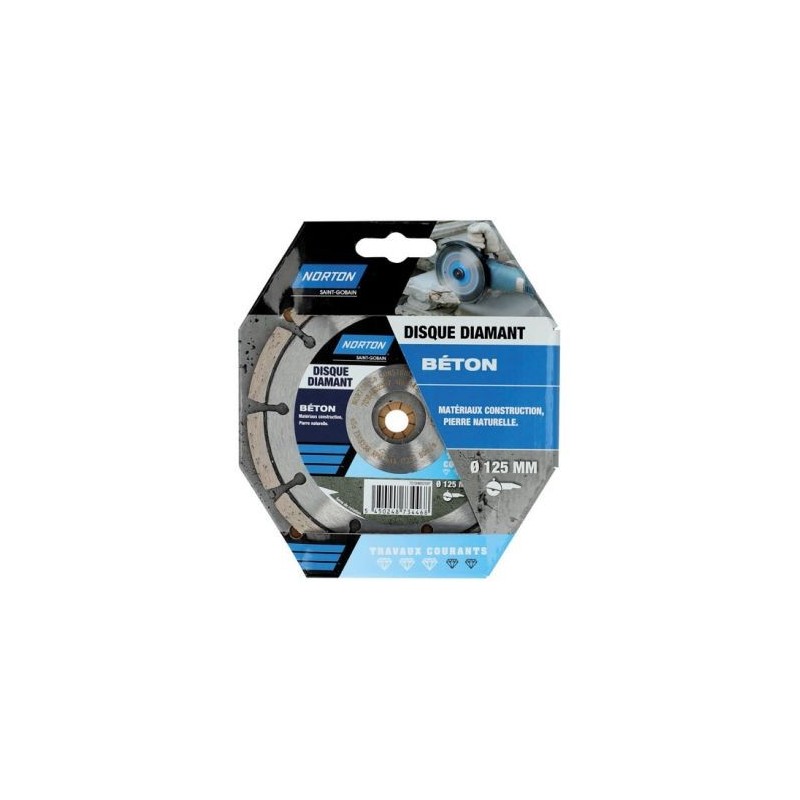 Norton Disque diamant 125 travaux courants construction