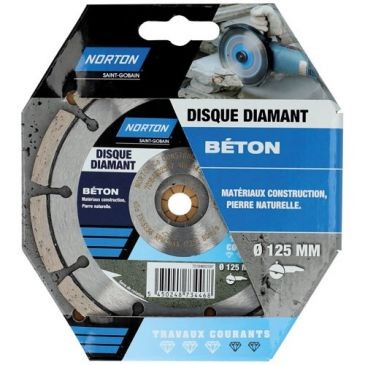 Norton Disque diamant 125 travaux courants construction