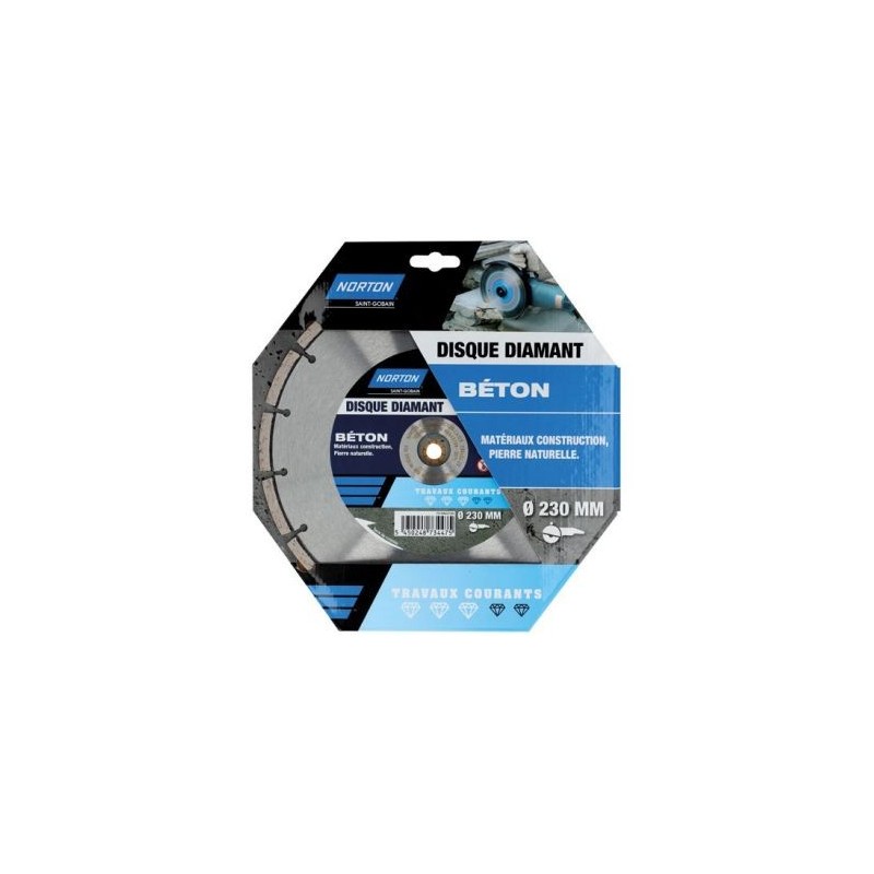 Norton Disque diamant 230 travaux courants construction