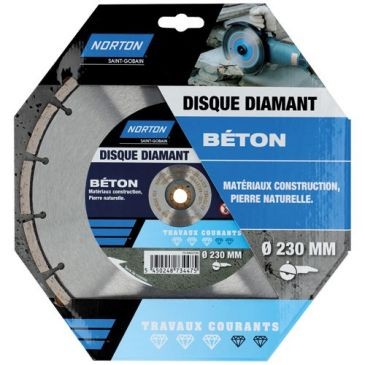 Norton Disque diamant 230 travaux courants construction