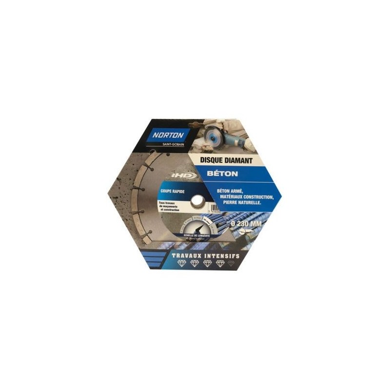 Norton Disque diamant intensif construction 230 IHD